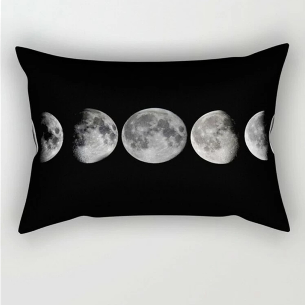 Moon phases print pillowcase